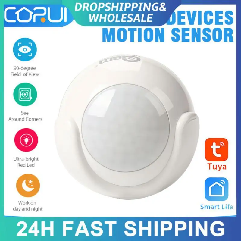 Alarm Siren Motion Detection Automation Detector Sensitivity 3in1 Alarm System Motion Sensor Temperature Sensor With Battery