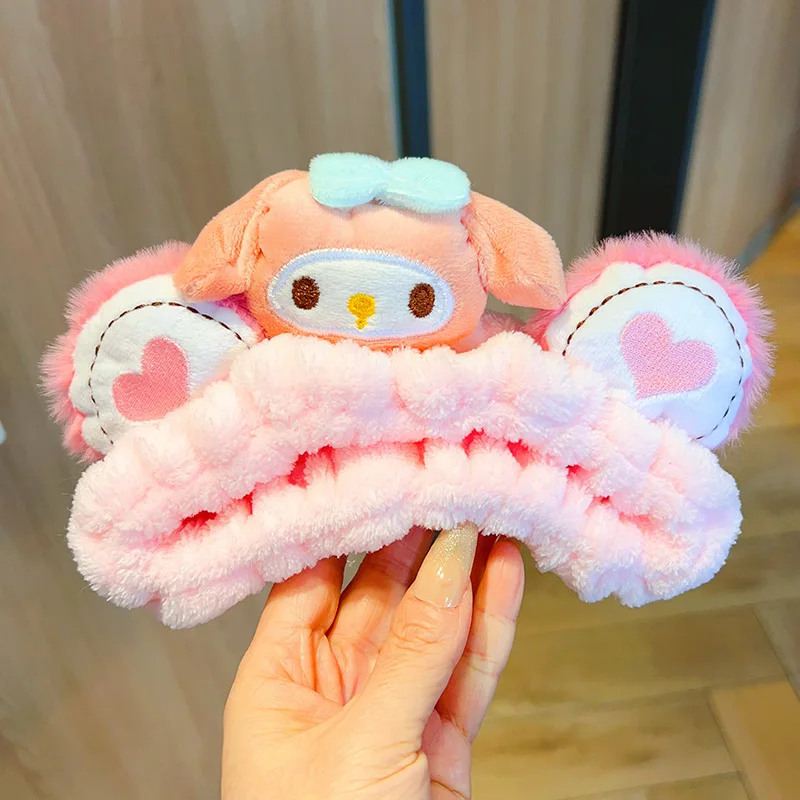 عصابة رأس كورومي للفتيات عند تطبيق المكياج أو أقنعة الوجه، ربطة شعر كرتونية، إكسسوارات شعر للأطفال