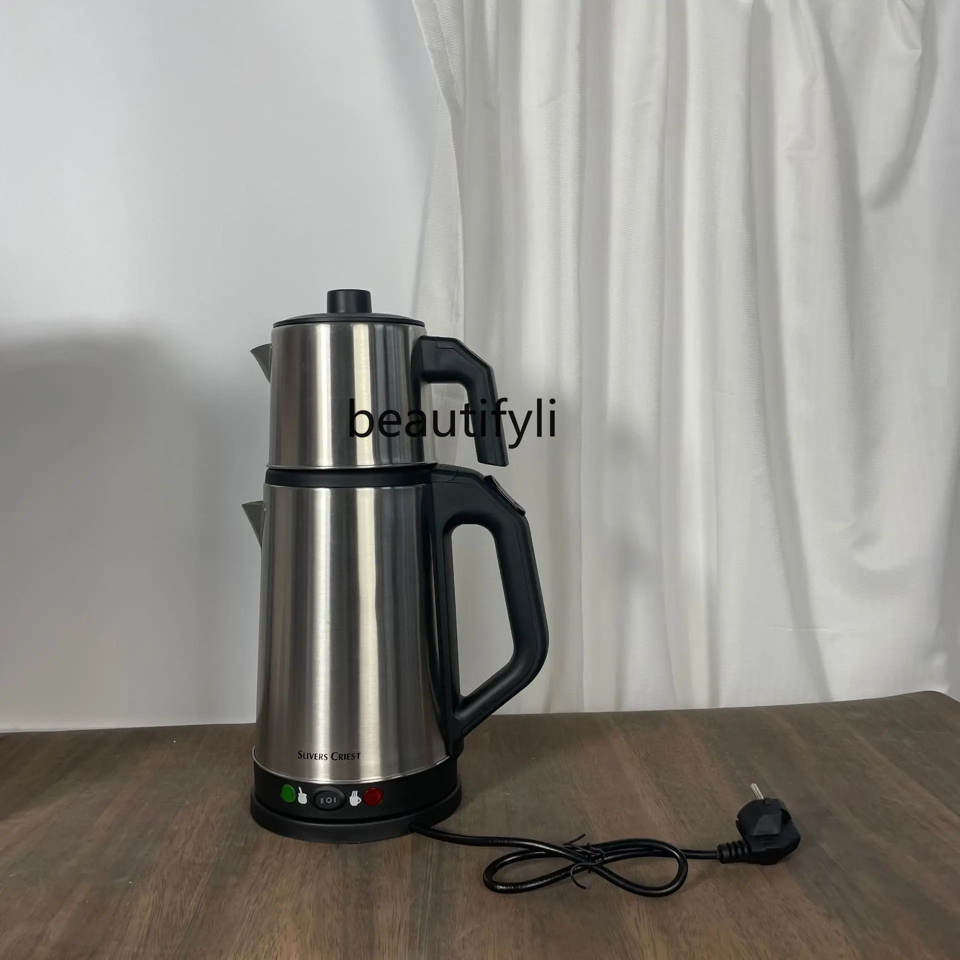 

Double-layer Blue Light Kettle Stainless Steel Antibacterial and Odor-resistant Electric Kettle Mother-child Kettle