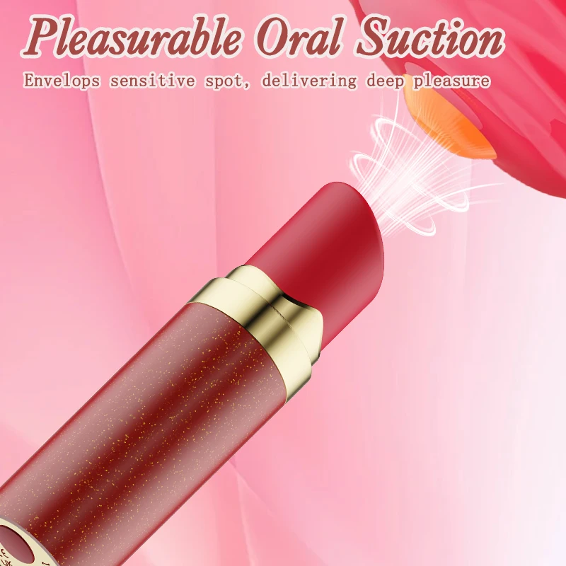 مص رصاصة هزاز الجنس لعب الكبار أحمر شفاه صغير هزاز مع 5 طرق شفط البظر محفز ألعاب جنسية للنساء