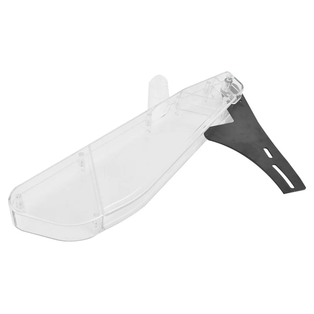 410 inch table saw acrylic safety cover with blade protector and material divider for dust protection and improved operation