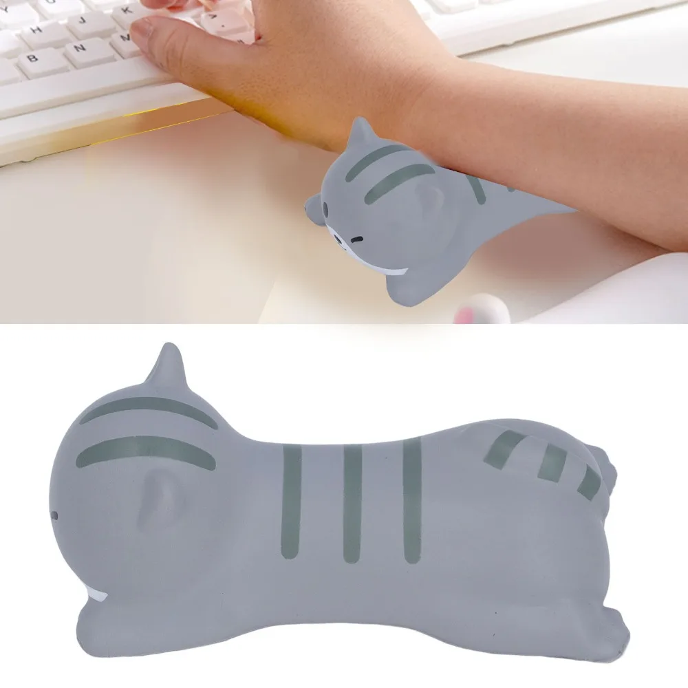 2pcs Soft Hand Rest Wrist Rest Cushion Palm Rest Lightweight Portable Mouse Wrist Support Ergonomic Wrist Pad For Mouse Keyboard