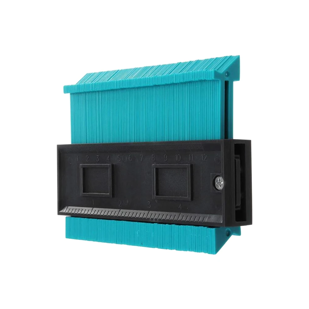 Profile Contour Gauge line Copier Ruler Cutting template Construction Woodworking Measuring instrument ceramic Tiling Tiles Tool