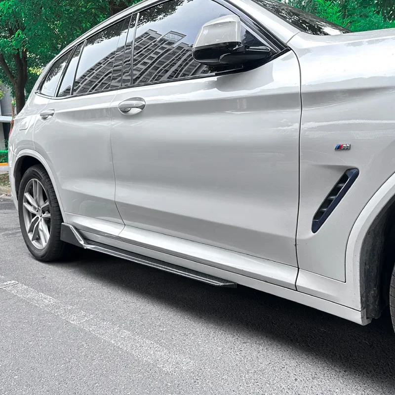 Applicable To BMW X3 G01 X4 G02 Sport Edition 2018-24 Side Skirt Spoiler and Rear Spoiler Kits for Modification Door Protective