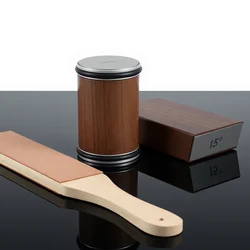 Rolling Knife Sharpener Magnetic Knife Holder Diamond Sharpening Stone with15and20 Degrees Angle Roller Kitchen Accessory set