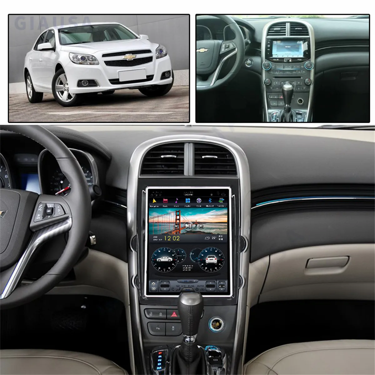 

Автомагнитола Tap для Chevrolet Malibu 2013-2015, Android 12,0, стерео, GPS-навигация, автомобильный радиоприемник, мультимедийный плеер, головное устройство Carplay