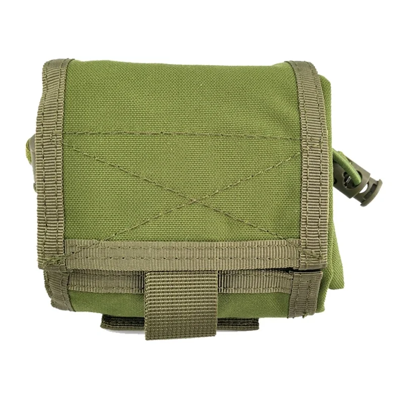 1000D Nylon Dump Pouch Molle Drawstring Magazine Dump Pouch Folding Ammo Recovery Pouch Hunting Utility Pouch