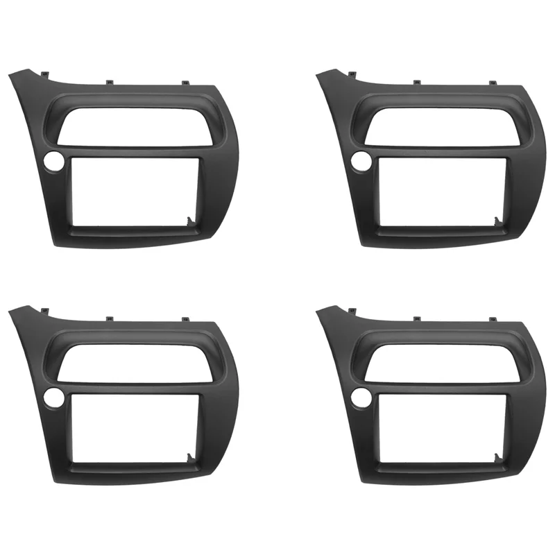

4X для Honda Civic Double Din Fascia Радио DVD Стерео CD Панель Монтажная установка на приборной панели Комплект лицевой рамки