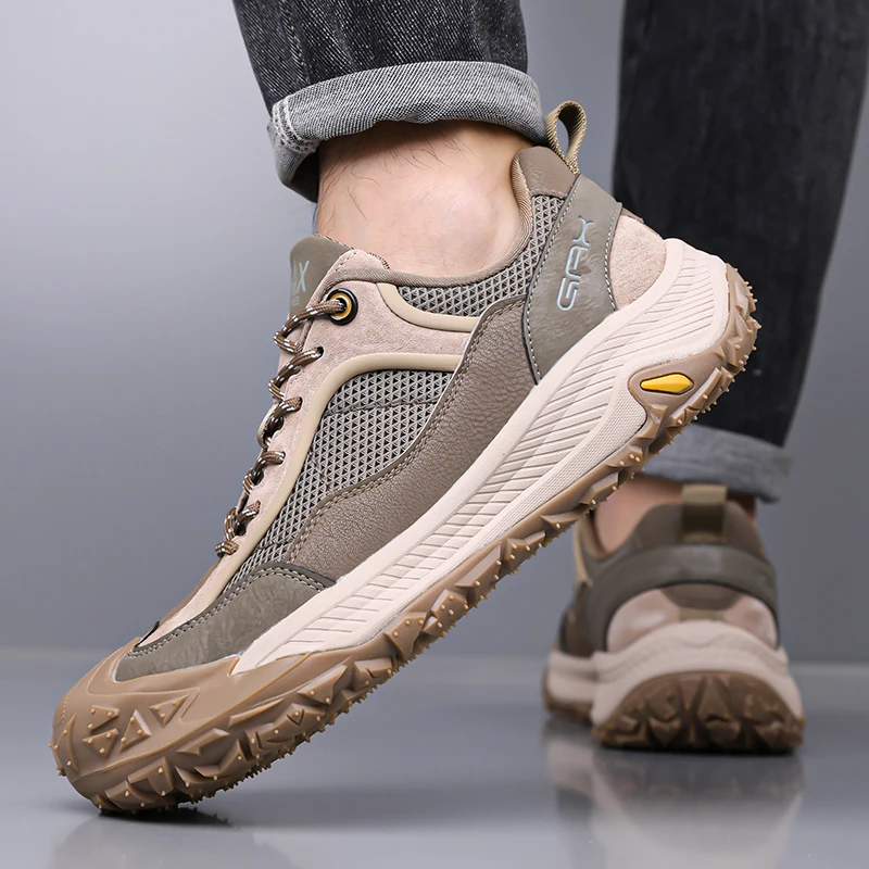 

2025 Hot Sale Hiking Shoes Men Professional Rock Climbing Shoes Men Comfortable Men Hunting Shoe Outdoor Walking Shoes Mens