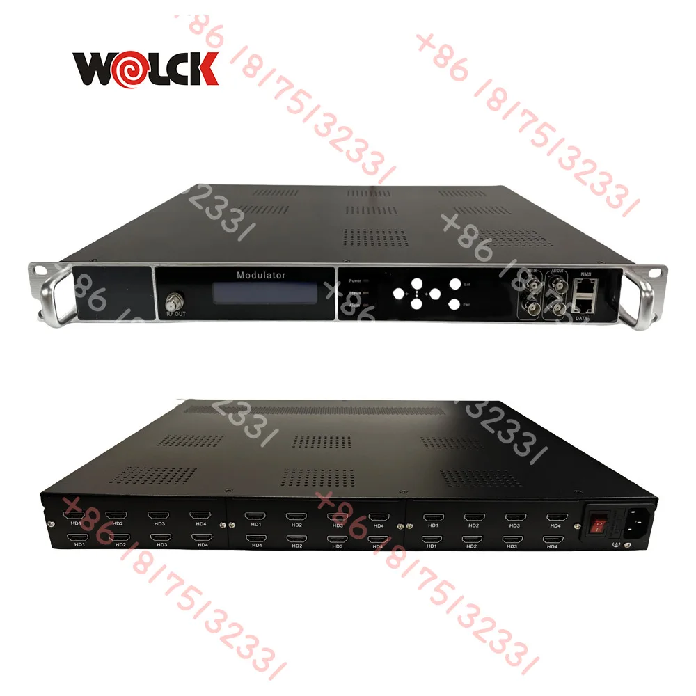 

Cable TV Digital Head-end 4/8/12/16/20/24 Input DVB-C/-T ATSC ISDBT DTMBT Output H D MI Encoder Modulator