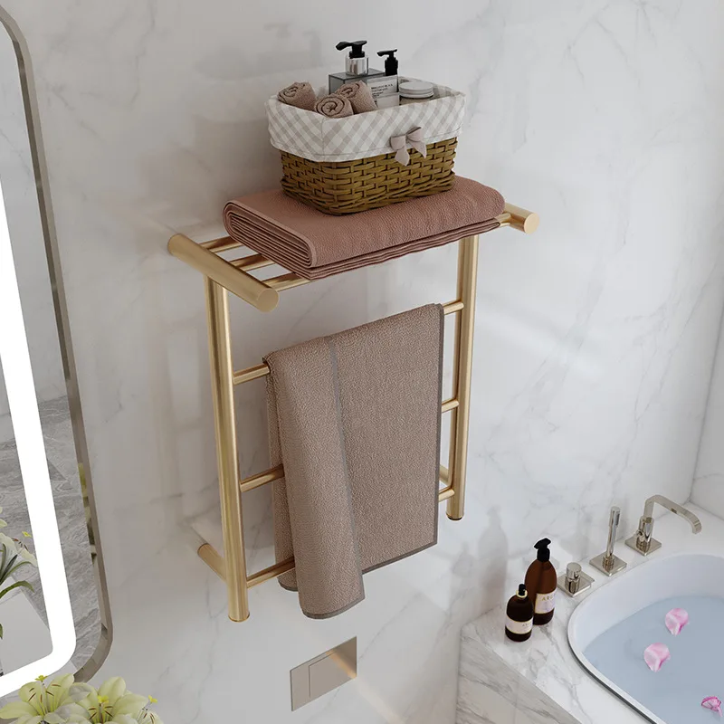 

Electric towel rack drying rack Stainless steel bathroom towel Heating rack