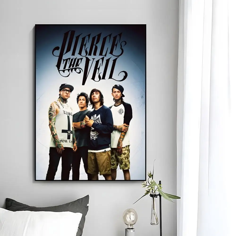 Wandkunst der Emo-Rockband P-Pierce The Veil, Poster, Wandkunstdruck, dekoratives Wandbild, Heimdekoration, Geschenk, ungerahmt – Detail 8
