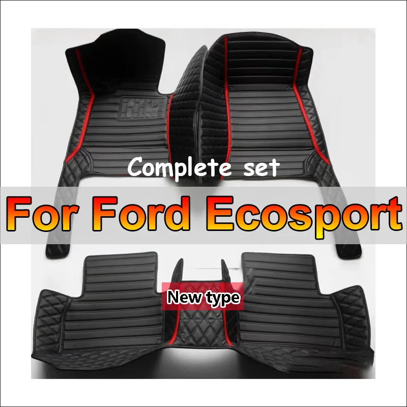 Car Floor Mats For Ford Ecosport 2018 2019 Custom Auto Foot Pads Automobile Carpet Cover Interior Accessories