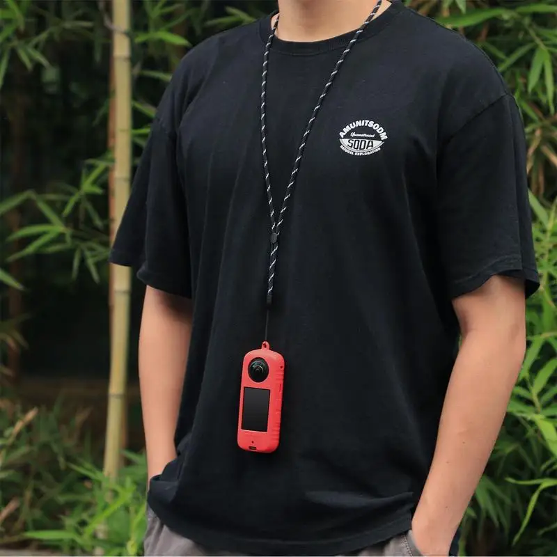 Instas360 X3 Silicone Protective Case Body Cover Lens Guards Insta 360 Panoramic Camera Portable AccessoriesFor Insta 360 X 3