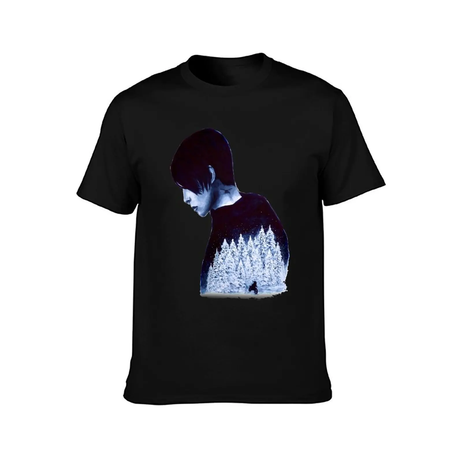 What's Hidden In Snow T-Shirt Summer Casual Cotton Tee Oversized Streetwear Tops Vintage Graphic Print Unisex Men Women