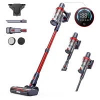 Honiture 38Kpa Cordless Vacuum Cleaner 450W Touch Screen 50 Mins for Carpet Pet Hair Home Appliance Aromatherapy Function