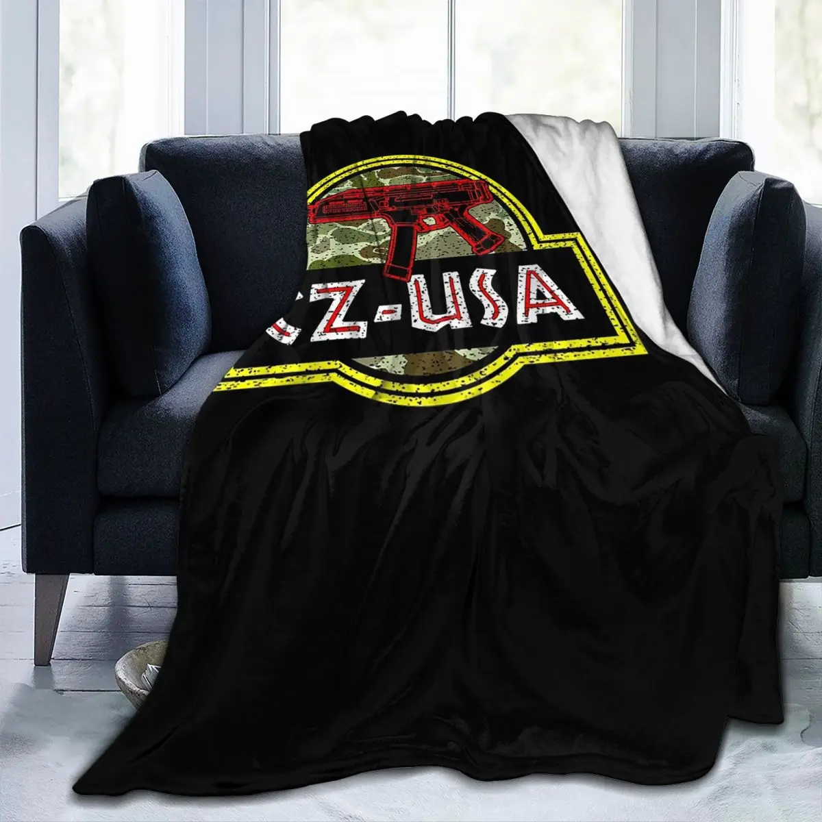 

Одеяло Ceska Zbrojovka CZ, флисовое одеяло для дивана, легкое одеяло для дома, спальни, уличные пледы, покрывало, одеяло