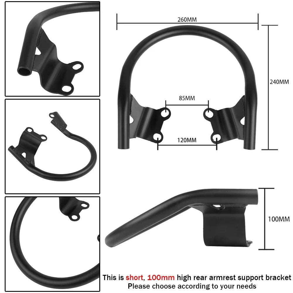 Motorcycle Passenger Rear Luggage Rack Grip Bar For Street Twin 900 1200 Scrambler 900 2017-2019 Bonneville T100 T120 2021-2024