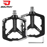 BOLANY 6.0 Aluminum Alloy MTB Pedal: 16 - Nail, CNC Hollow, Anti - slip, 3 - Bearing Lubrication
