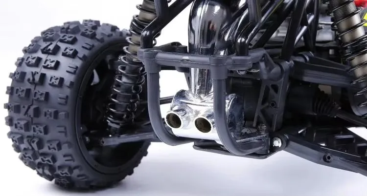 SS-Resonanz-Auspuffrohr. Power-Riser-Rohr für 1:5 RC-Fahrzeuge, passend für ROVAN KM HPI BAJA 5B 5T 5SC