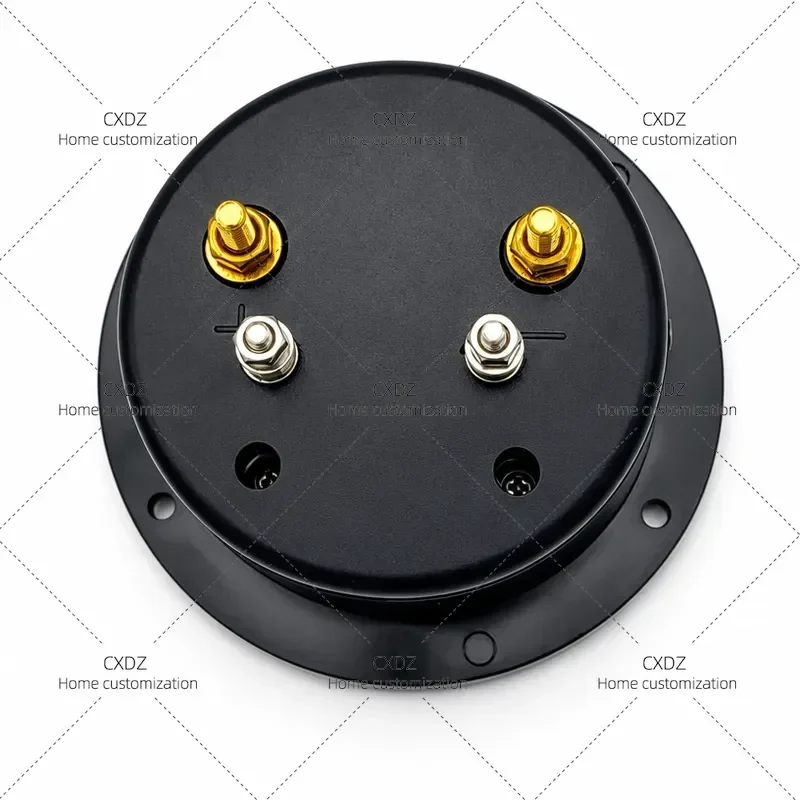 for SD-65 Round Black Pointer VU Retro Dial Audio Level Meter with Yellow Backlight