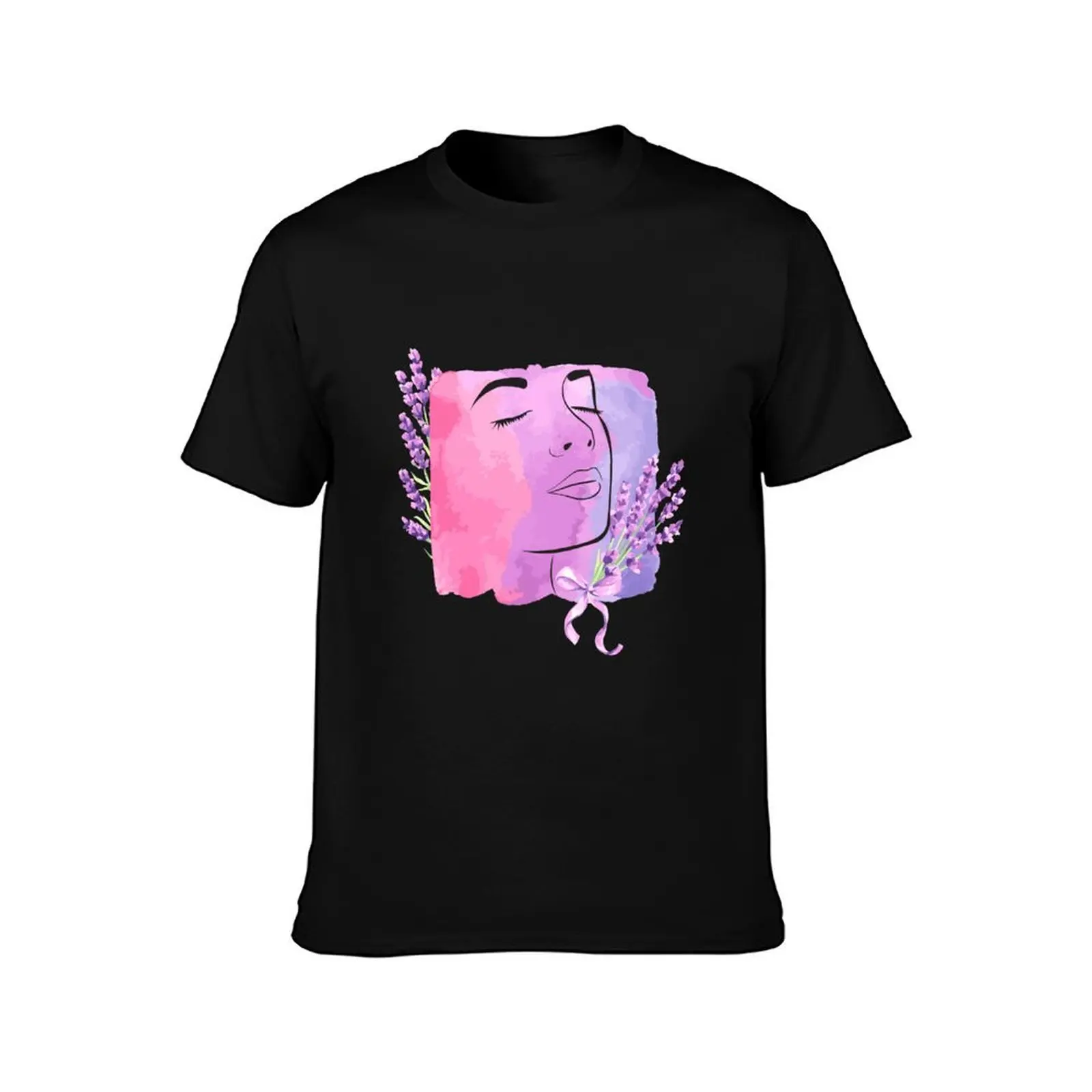 Lavender faced T-Shirt Water Resistant Casual T-Shirt