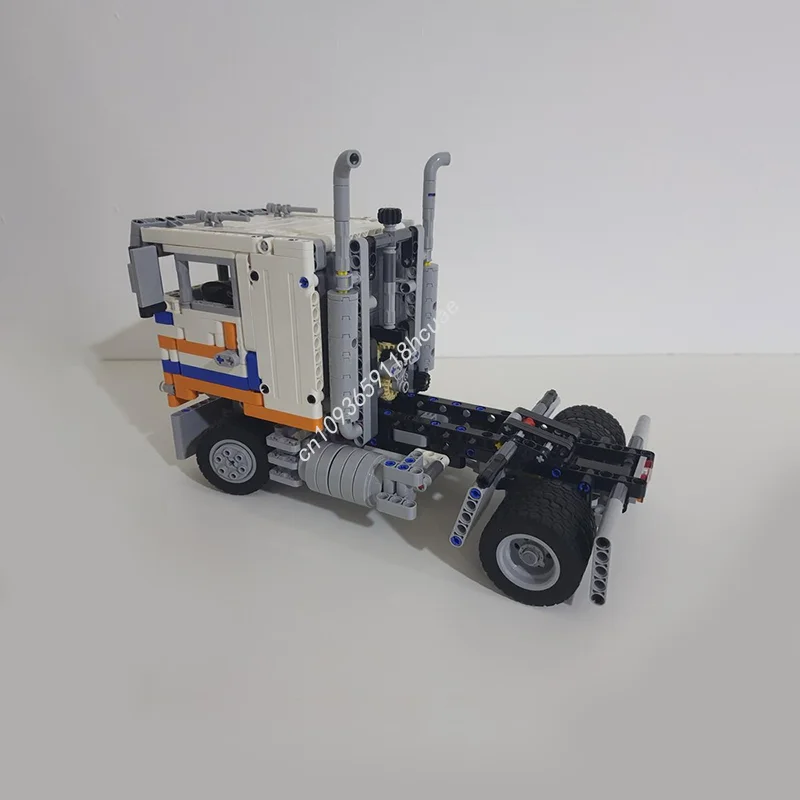 998 قطعة MOC Freightliner FLB B نموذج مقطورة اللبنات الفنية لتقوم بها بنفسك التعليم هدايا عيد الميلاد ألعاب مكعبات أعياد ميلاد الأطفال #4