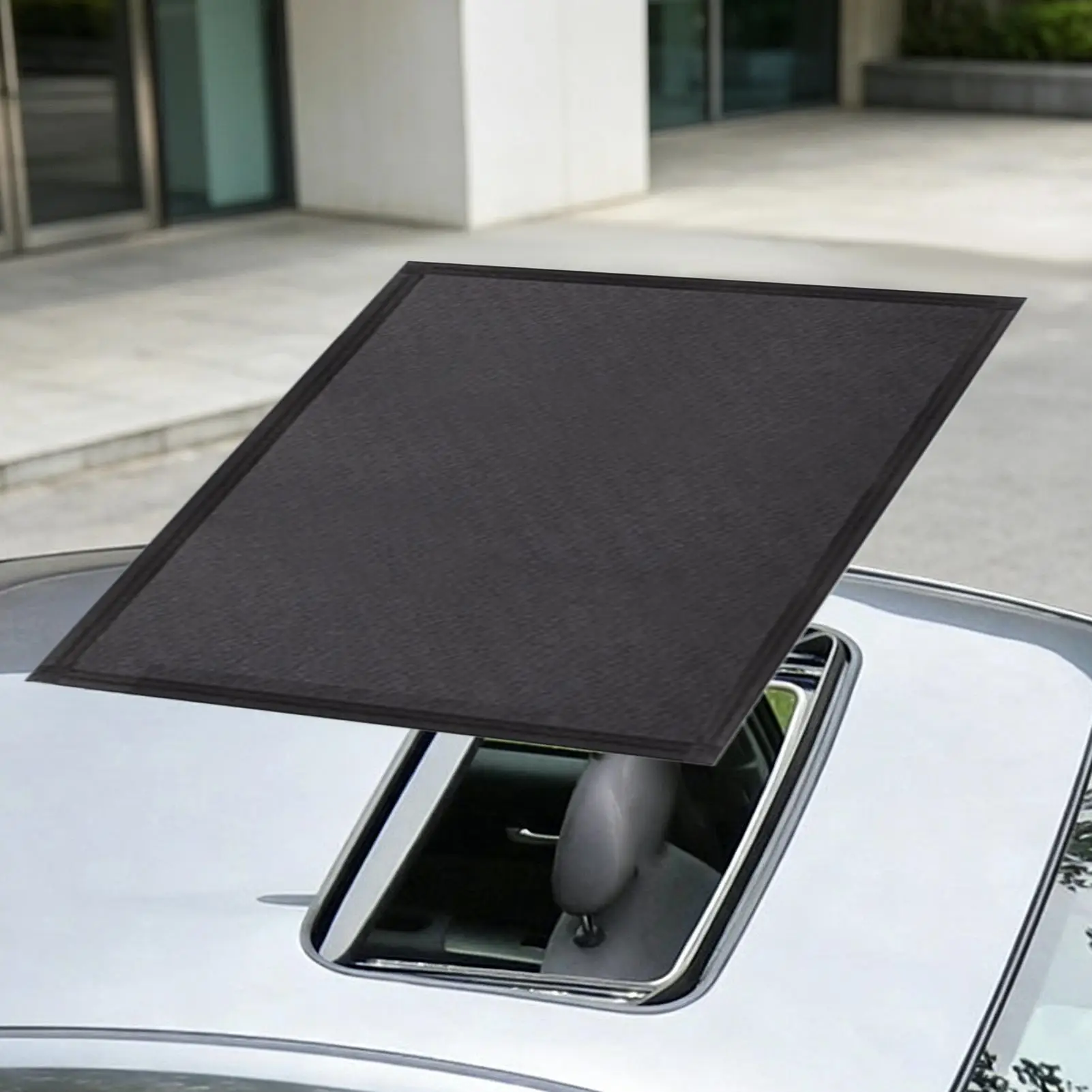 Car Sunroof Net Magnetic Auto Sunroof Shade UV Protection Car Mosquito Repellent Screen for Sleeping Road Trips Travel