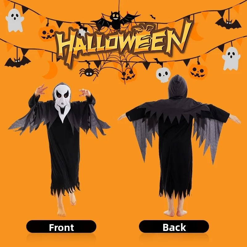 loween Death God Costume spaventoso Terrore Film Par Outfit Costume horror Abbigliamento tradizionale da donna Spettacolo teatrale
