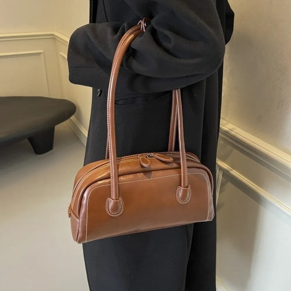 

Fashion Large Capacity Women PU Shoulder Bag PU Leather Korean Ins Style PU Hobo Bag Personality Handbags Underarm Bag Women