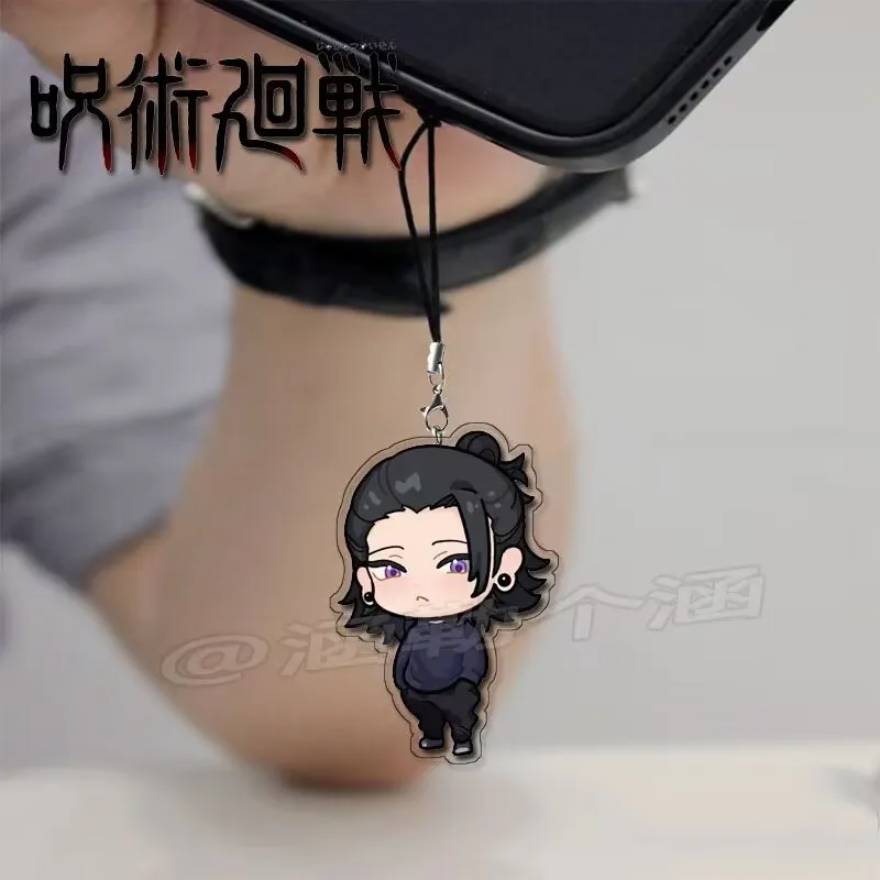 "Jujutsu Kaisen" ห่วงโซ่โทรศัพท์มือถืออุปกรณ์ต่อพ่วง "Natsuki" การ์ตูนสร้างสรรค์เชือกเส้นเล็กตกแต่งจี้, พวงกุญแจของขวัญ