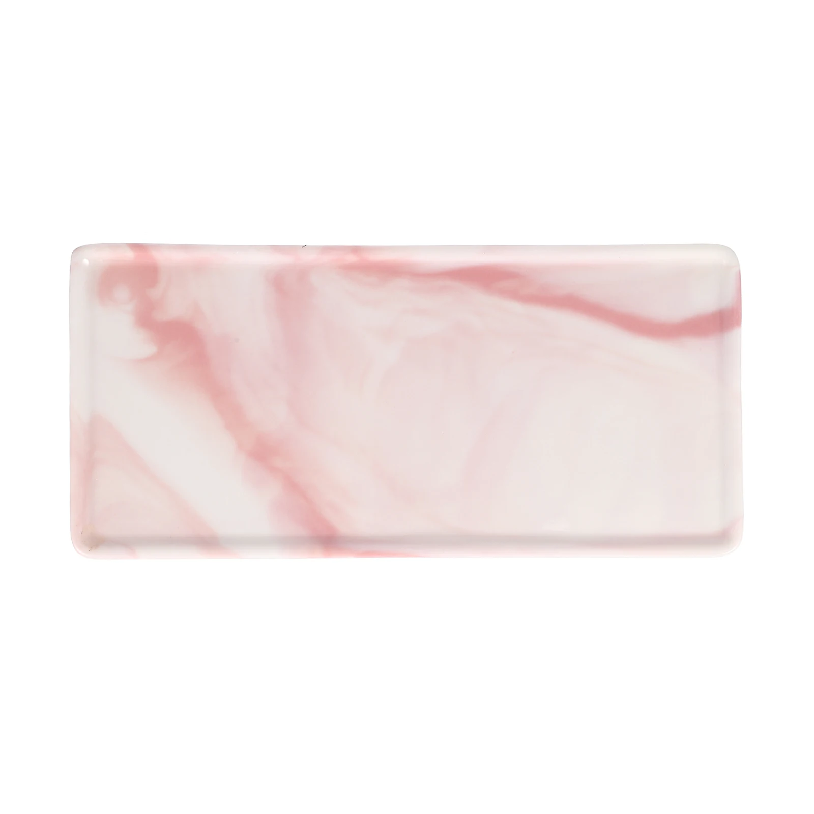 

Vanity Perfume Tray Small Bathroom Jewelry for Lotion and Soap Ceramic Ceramics
