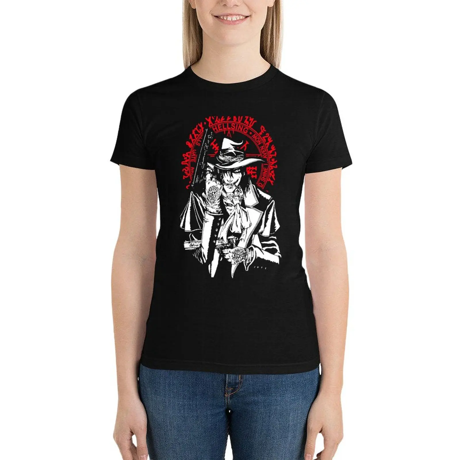 

Hellsing | Alucard T-Shirt korean fashion funny cute tops lady clothes graphic t-shirts for Women