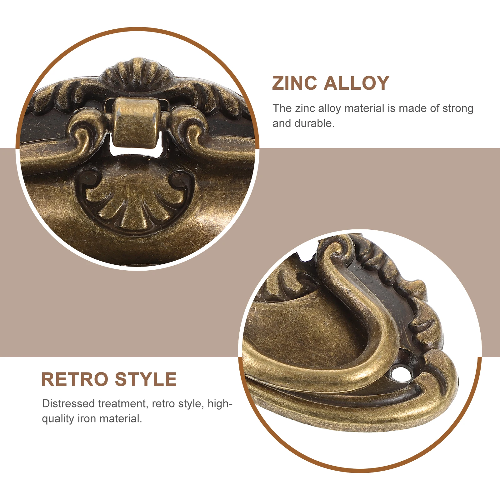 

5 set Painting Box Wooden Case Handle Drawer Knob Cabinet Pulls For Kitchen Cupboard Jewelry Box Wardrobe Furniture Replacement