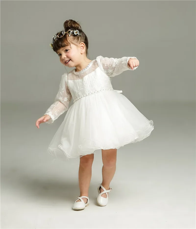 Robe de Baptême pour Bébé Fille, Tenue de Princesse pour Premier Anniversaire, Mariage, 3 à 24 Mois