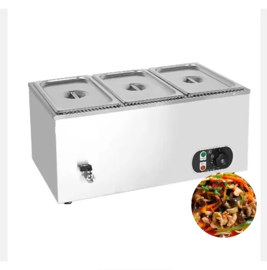 &* Customized Stainless Steel Restaurant Buffet Portable Bain Marie For Commercial Catering Equipment