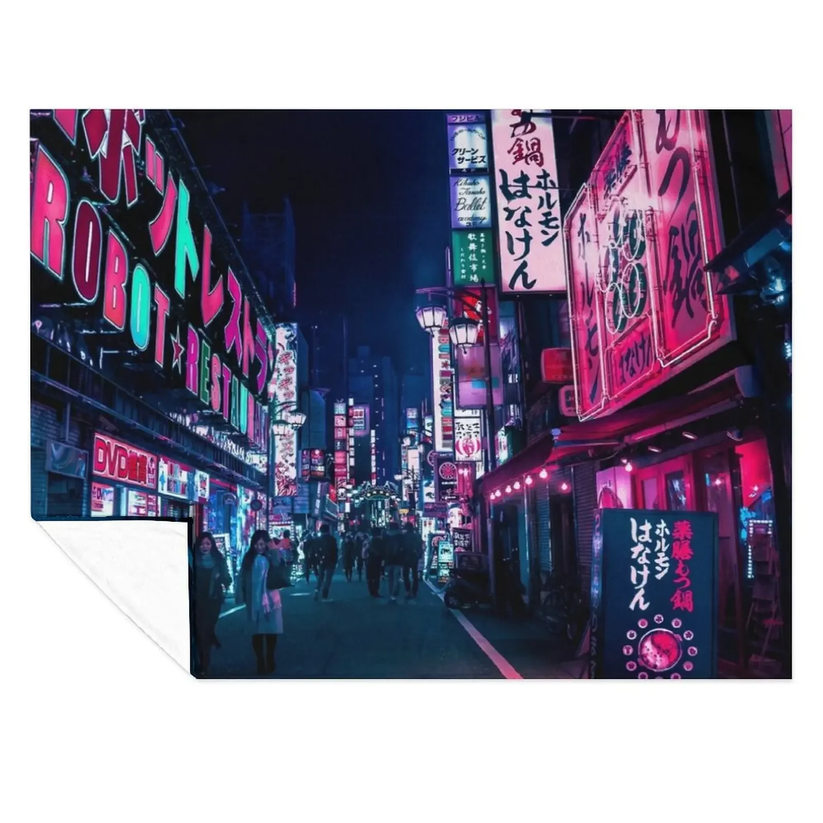 

Nocturnal Alley Throw Blanket Flannels Extra Large Throw Loose Cute Blankets