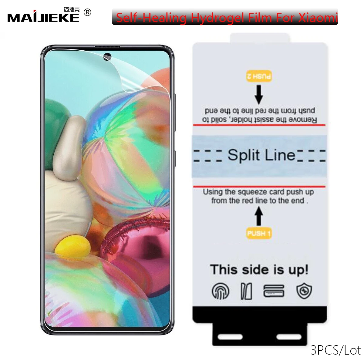 3Pcs Front Hydrogel… - image