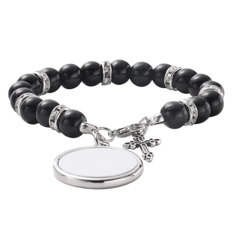 AED6-5PCS Sublimation Blank Bracelet Metal Heat Transfer Bracelet Blank Board Key Rings For DIY Sublimation