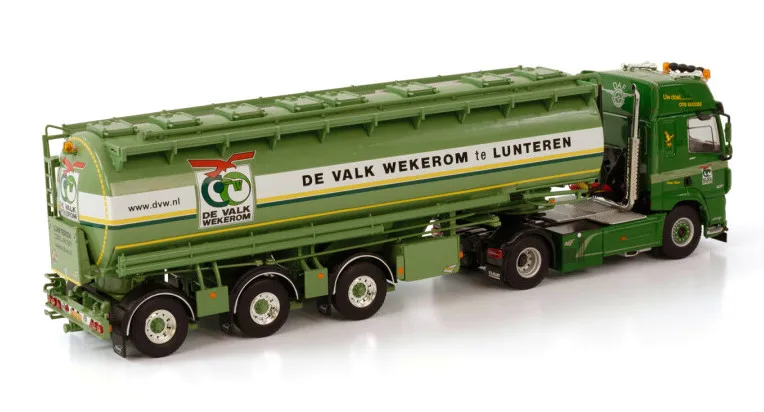 Alloy Model Toy WSI 1:50 Scale DAF CF MY2017 4X2 Tag Axle Truck Tractor Tank Transporter Truck Vehicle Diecast Toy Model 01-3723