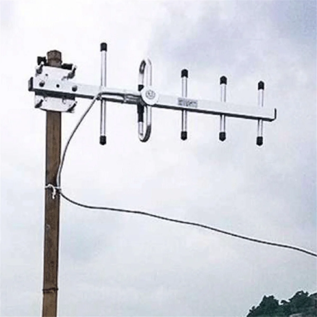 Unico! Antenna TV digitale Antenna amplificata HDTV 4K Antenna TV esterna Amplificatore di segnale Portata 300 miglia VHF/UHF Trasparente