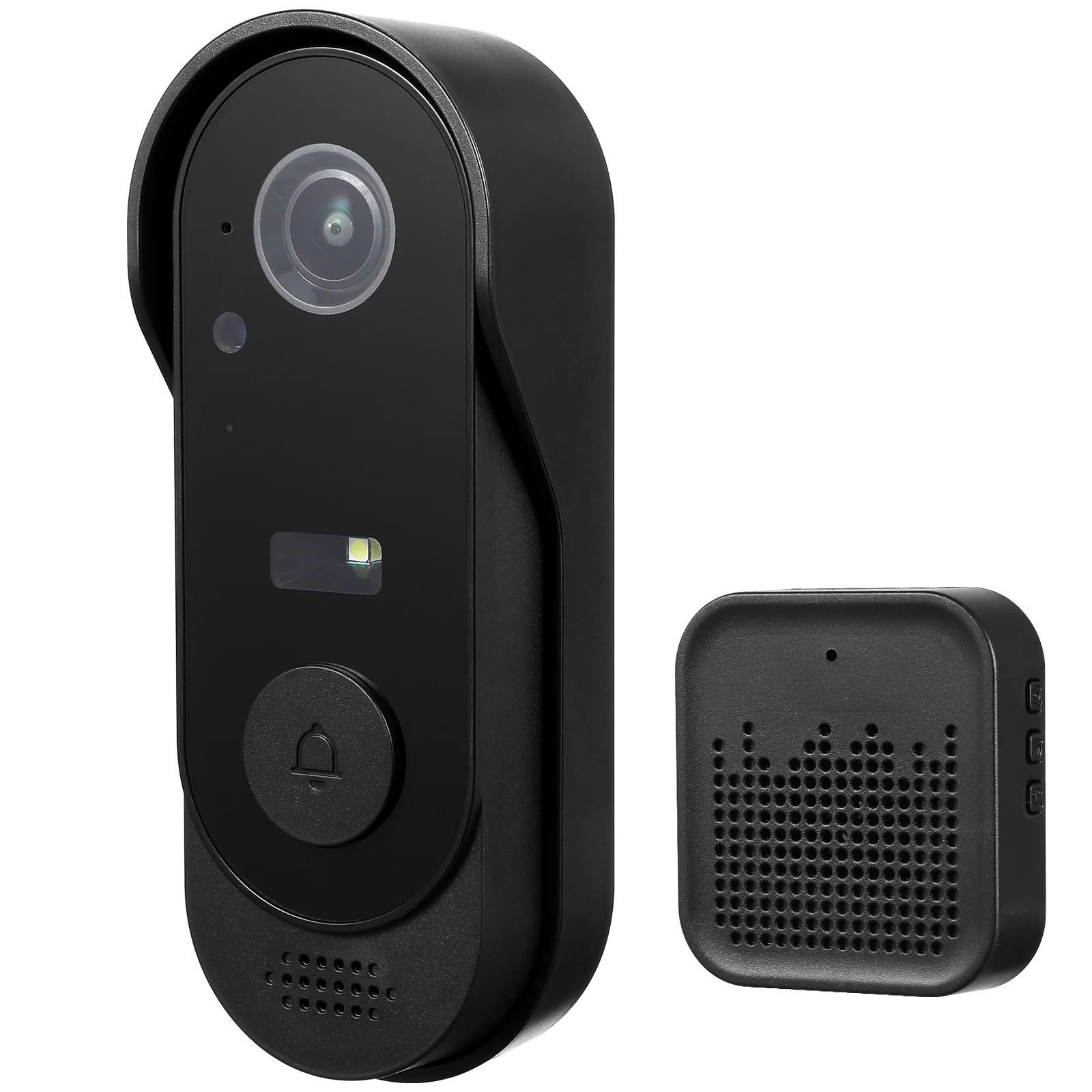 Smart Doorbell Camera Wireless Intelligent Visual Chime Ringer With Bells Video