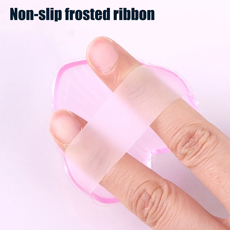 1 قطعة وسادة هوائية ماكياج نفخة القلب لينة سيليكون شفاف هلام إسفنجة لمستحضرات التجميل الأساس BB كريم أدوات تجميل تافهة