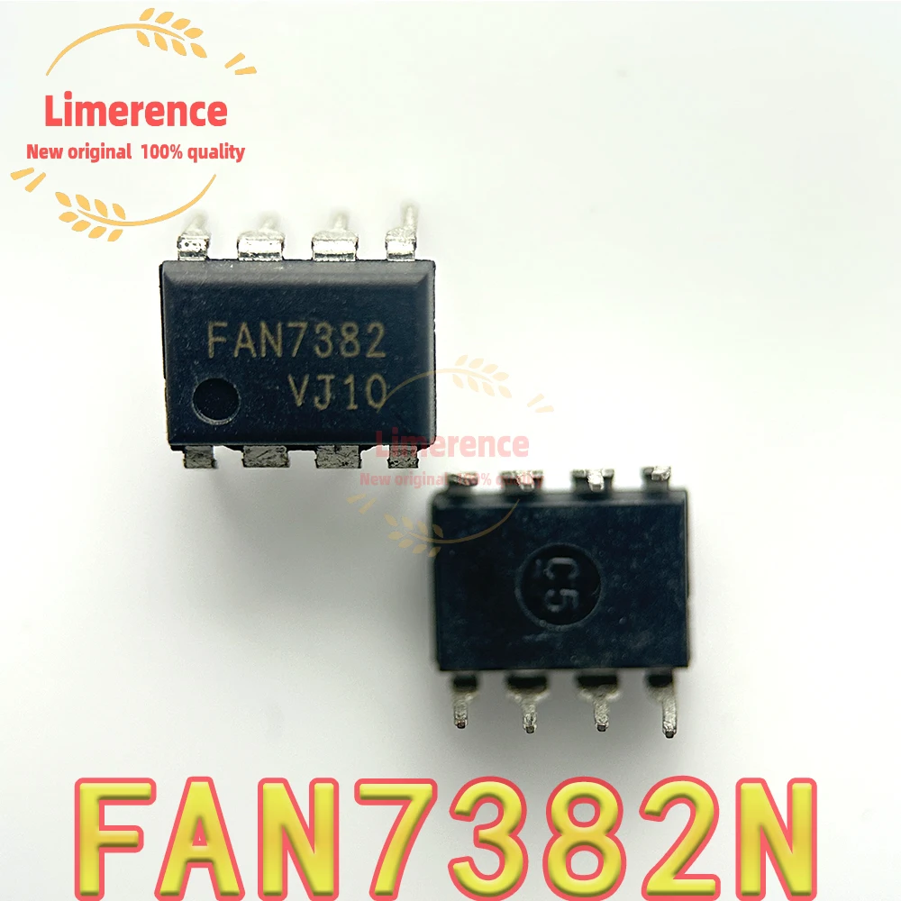 10pcs/lot FAN7382 Gate Driver For MOSFET IGBT, 600V High Side