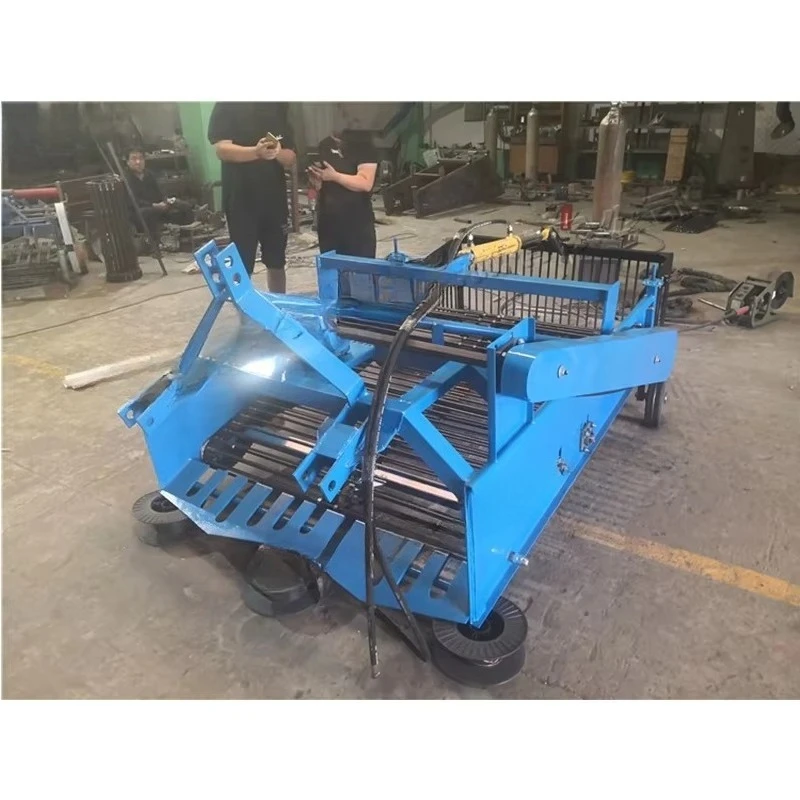 Low-priced Tractor-trailer-driven Farm Stone Picker Gravel Collector and Rear-mounted Collection Basket
