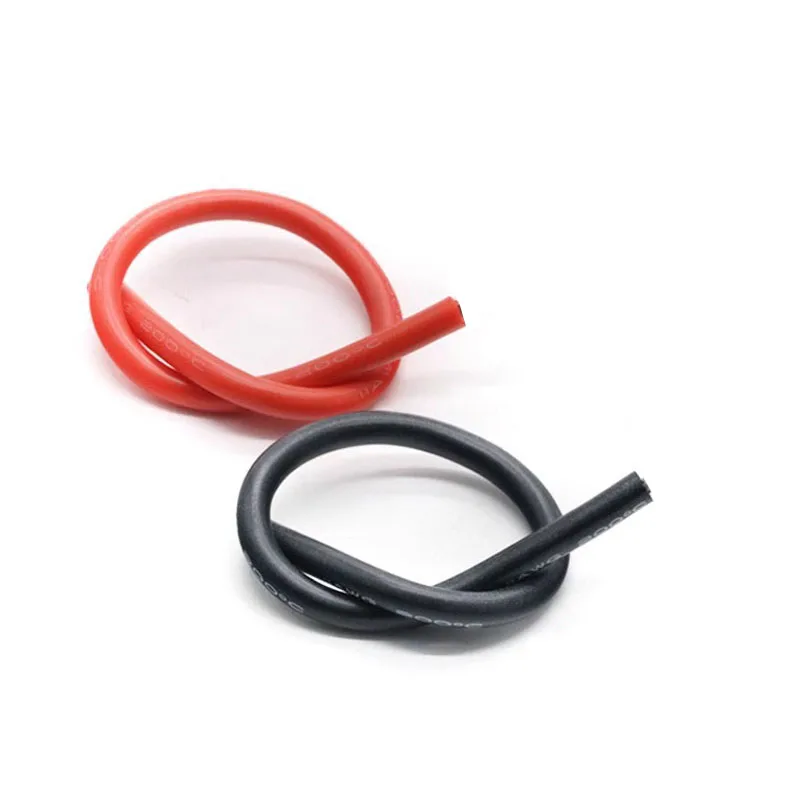 1 Meter 14/16/18AWG Soft Silicone Wire Ultra High Temperature Flexible Copper Heat-resistant Cable Battery DIY Accessories