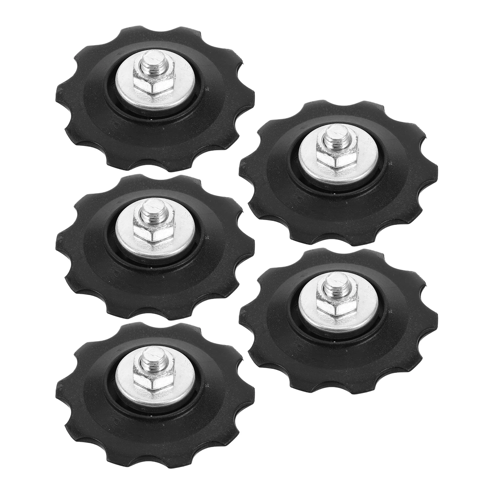 

5pcs Universal Black Rear Derailleur Guide Wheel Bicycle Bearing Roller For Mountain Lightweight Smooth Shifting Compatible