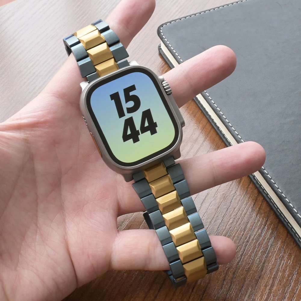 

Quick Release Adjustment Titanium Band for Apple Watch 49mm Ultra Series 10 46mm Titanium Strap for Series 9 8 7 6 5 4 45mm 44mm