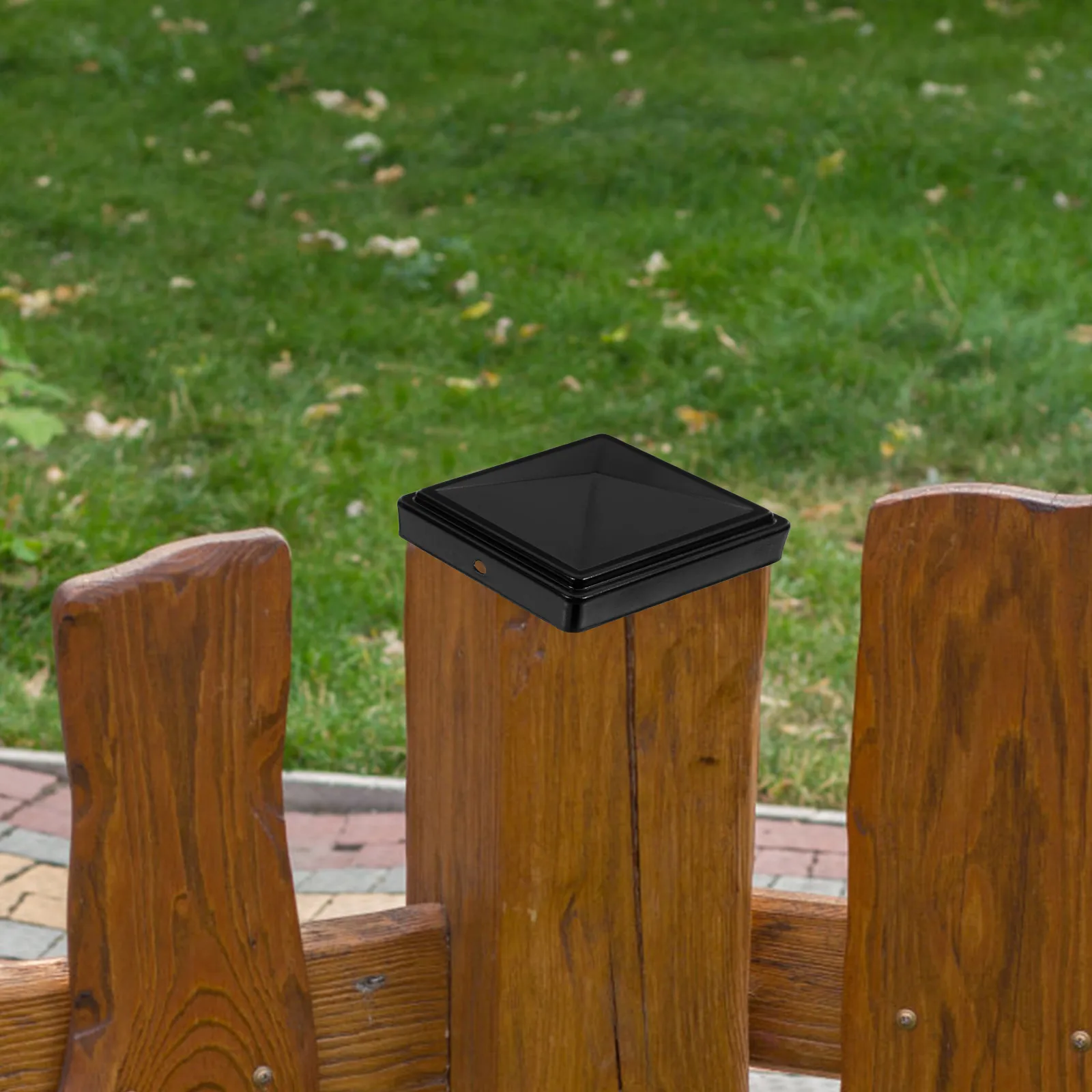 

6Pcs Metal Fence Toppers Classic Design Stable Construction Quick Installation Outdoor Railing Protection Decor