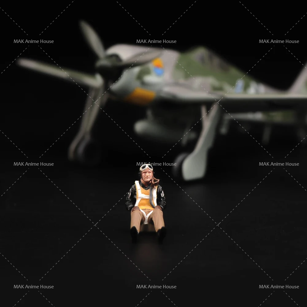 3d Geprinte 1/48 Pilot Model Micro Action Figures Miniatuur Scènes Voor Collectie Decoratie Geschenken Creatief Fotografie Speelgoed